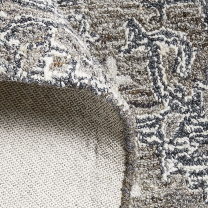 Alvarez Wool Handwoven Grey Area Rug 6'x9' - image 2 of 4