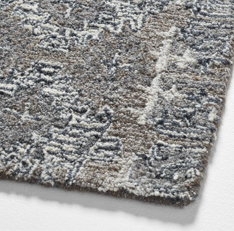 Alvarez Wool Handwoven Grey Area Rug 6'x9' - image 3 of 4