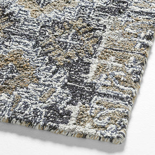 Alvarez Wool Lapis Blue Area Rug 6'x9'