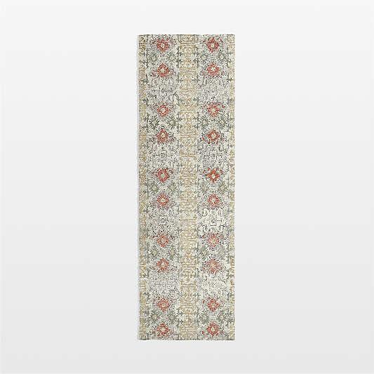Alvarez Wool Hand-Tufted Garden Runner Rug 2'10"x9'