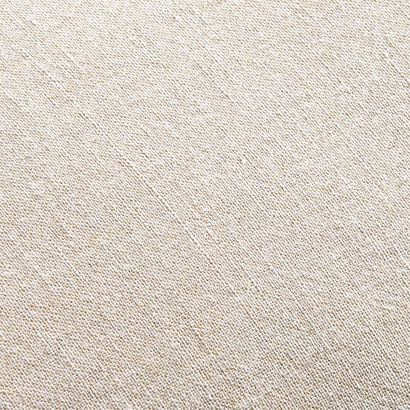 Amalfi Cotton Linen Scallop Edge 36"x16" Arctic Ivory Throw Pillow Cover