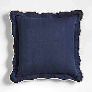 Navy and hot sale green pillows