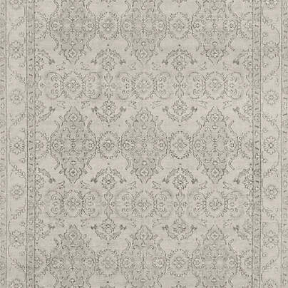Amalfi Wool Traditional Hand-Knotted Beige Area Rug 9'x12'