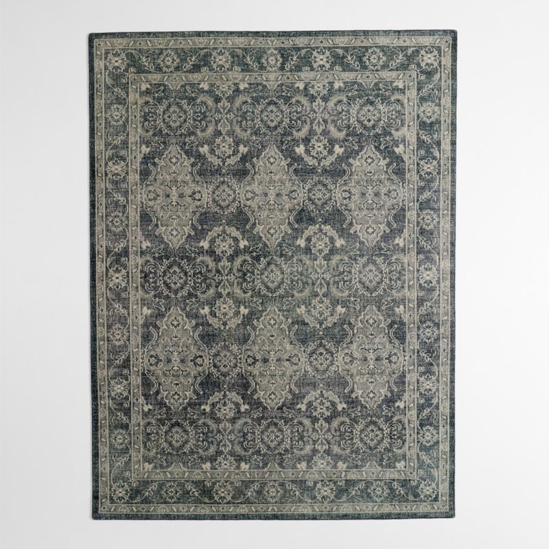 Amalfi Wool Traditional Navy Blue Area Rug 12'x15' - image 1 of 4