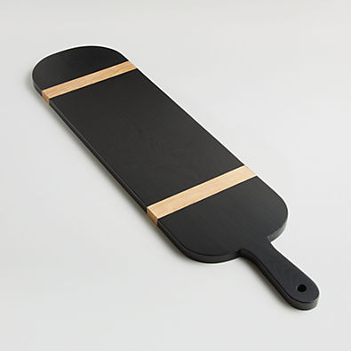 View Amara Black and Light Oak Paddle Serving Board details