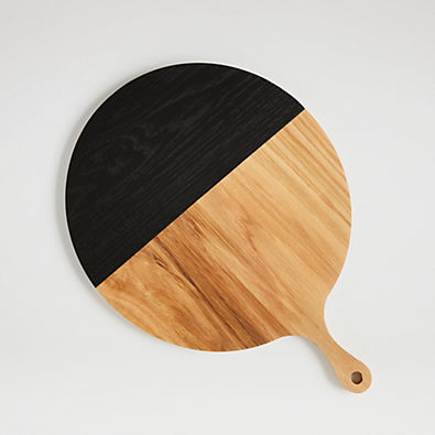 View Amara Light Oak and Black Round Board details