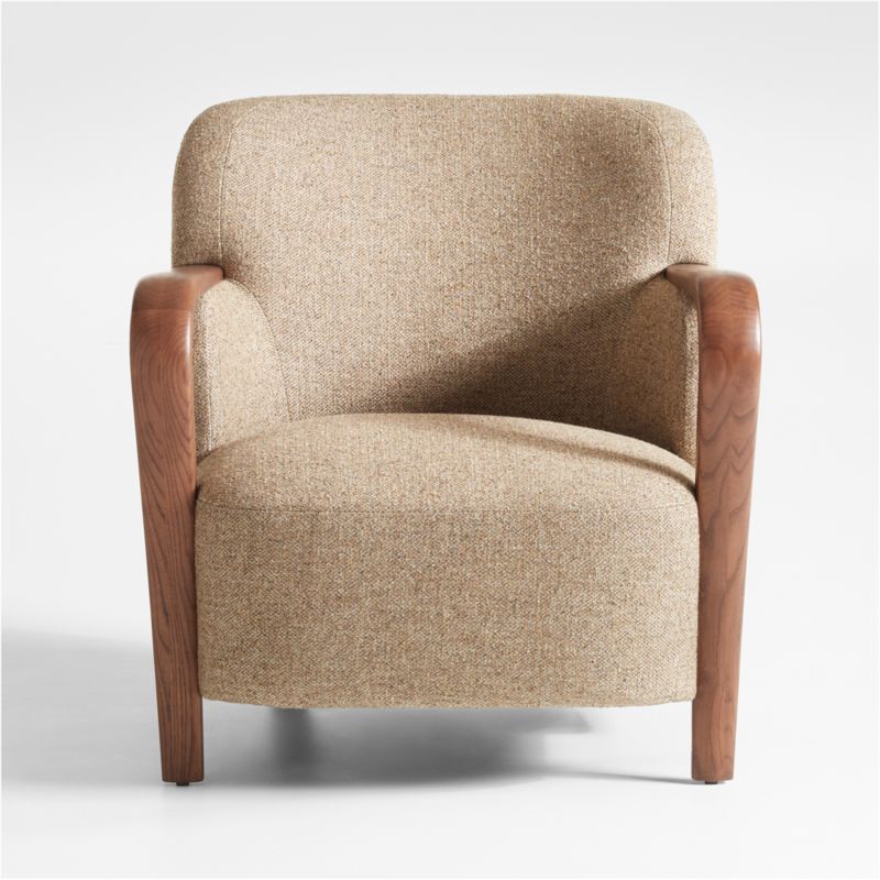 Ambie Walnut Wood Accent Chair by Jake Arnold - image 5 of 11