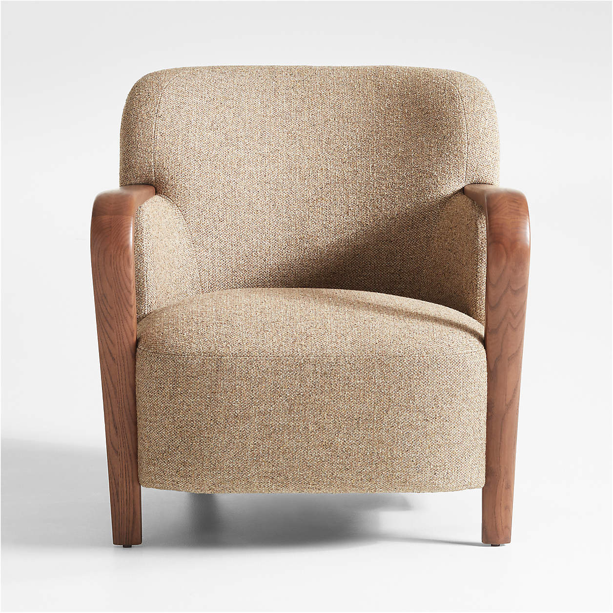 Ambie Walnut Wood Accent Chair by Jake Arnold + Reviews Crate