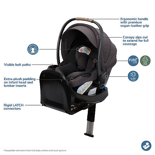 Maxi-Cosi ® Ambra Escargot Lightweight Infant Car Seat