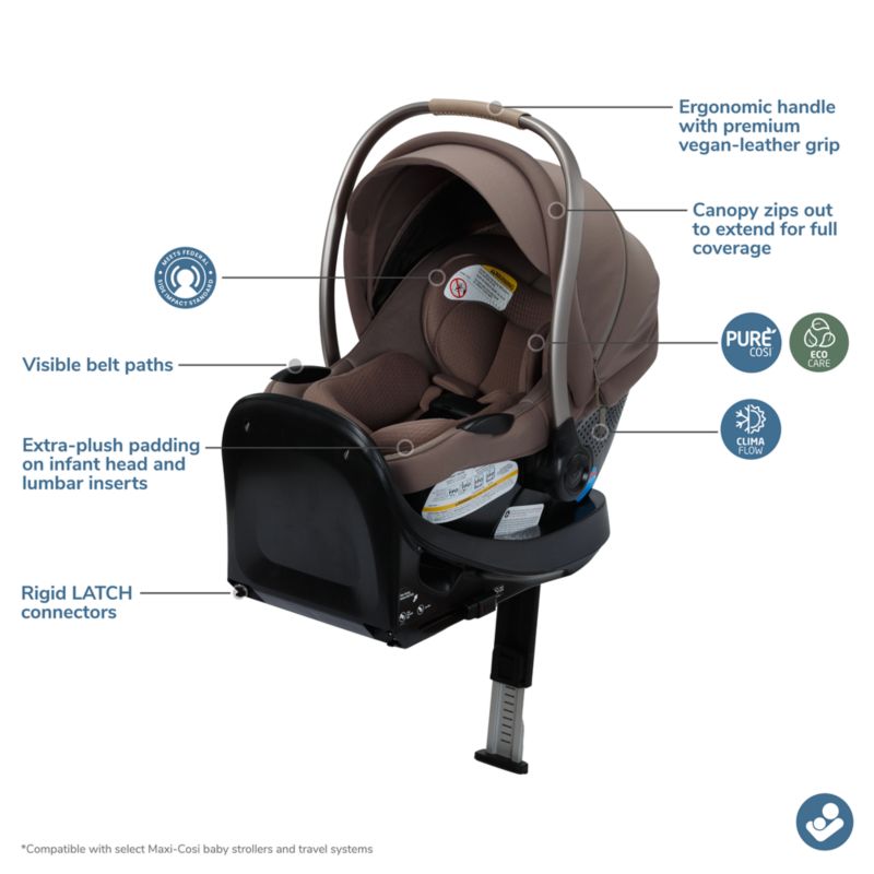 Maxi-Cosi ® Ambra Truffle Lightweight Infant Car Seat - image 11 of 12