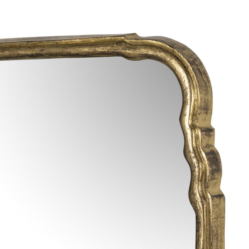 Amelie Antique Brass Mantel Mirror 39.5" x 36" - image 2 of 5
