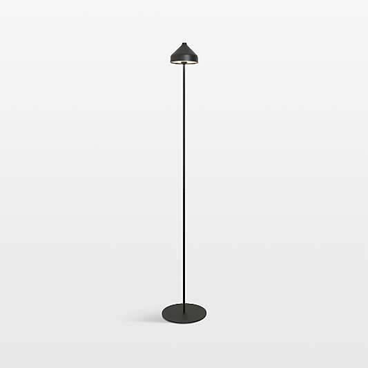 Amelie Pro Metal Floor Lamp Black by Zafferano America