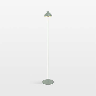 Amelie Pro Metal Floor Lamp Mint Green by Zafferano America