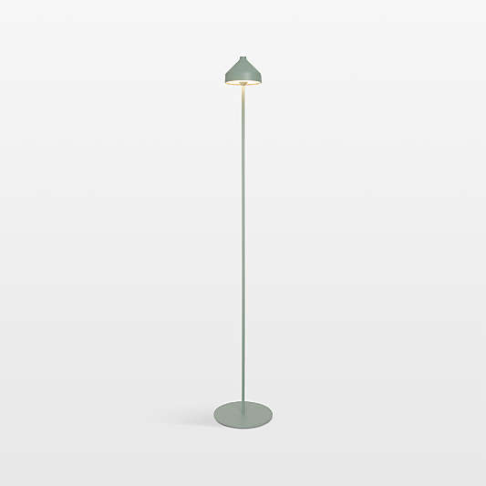 Amelie Pro Metal Floor Lamp Mint Green by Zafferano America