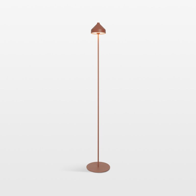 Amelie Pro Metal Floor Lamp Terracotta 47" by Zafferano America - image 0 of 2