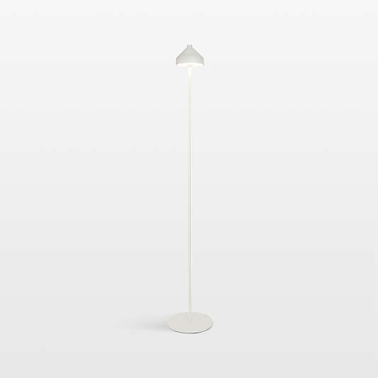 Amelie Pro Metal Floor Lamp White 47" by Zafferano America