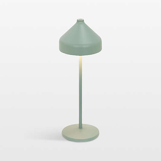 Amelie Pro Metal Table Lamp Mint Green by Zafferano America 13.4"