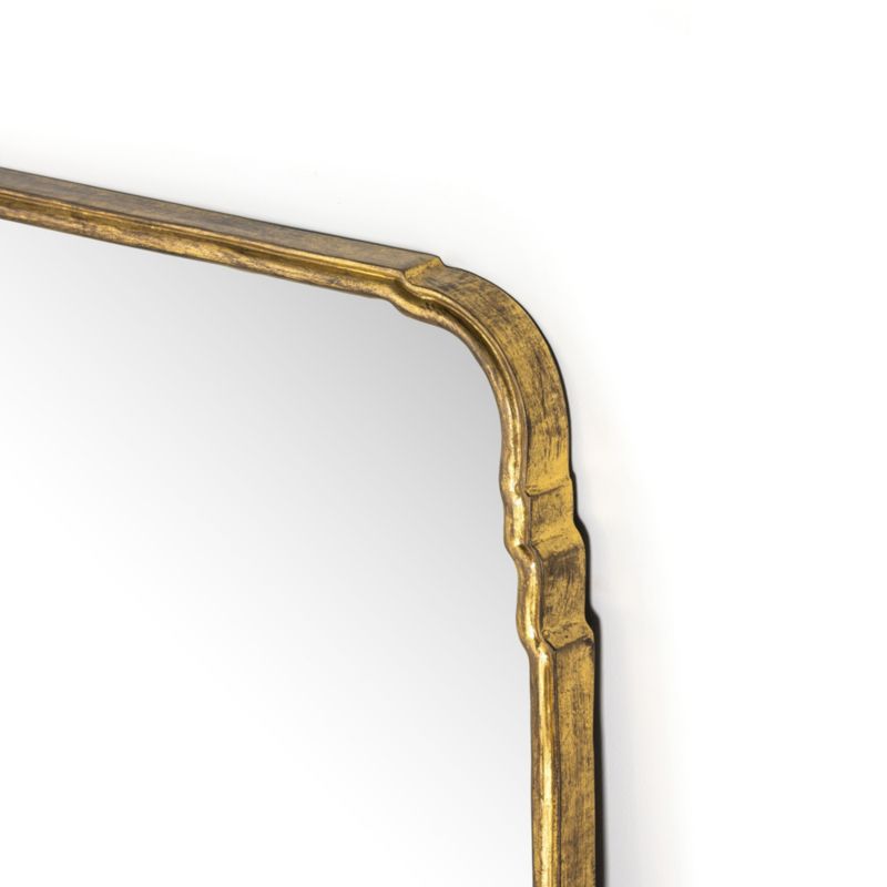 Amelie Antique Brass Wide Floor Mirror 52" x 71.5" - image 3 of 5