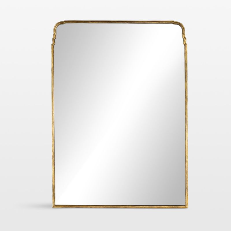 Amelie Antique Brass Wide Floor Mirror 52" x 71.5" - image 1 of 5