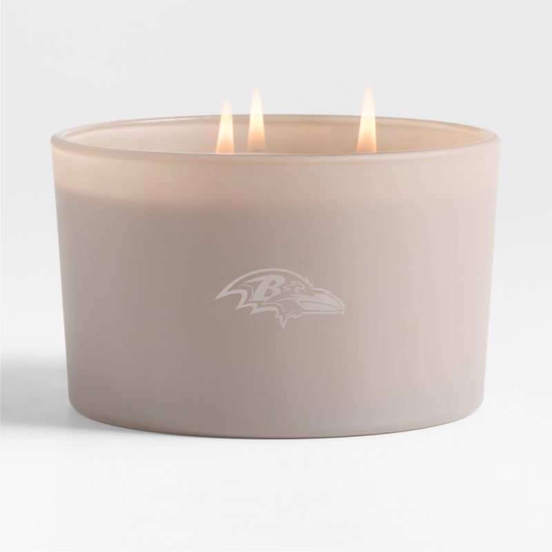 NFL Minnesota Vikings Monochrome No. 12 Amethyst 1-Wick Candle - Black Plum, Lavender and Eucalyptus - image 1 of 3