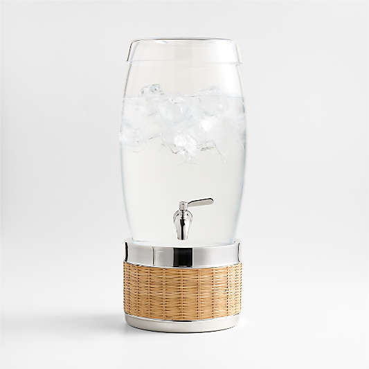 Amici Wicker Drink Dispenser Stand