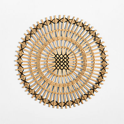View Amira Natural Radial Rattan Placemat details