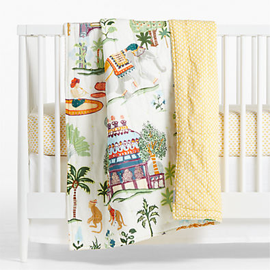 View Amitri Tato Organic Baby Crib Quilt by John Robshaw details