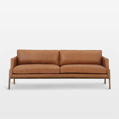 Amoria Sonoma Erscotch Leather Sofa