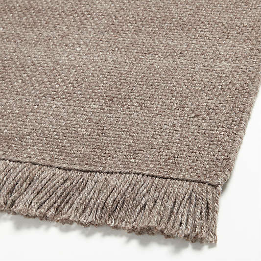 Amsterdam Flat Weave Brown Rug Swatch 12"x18"