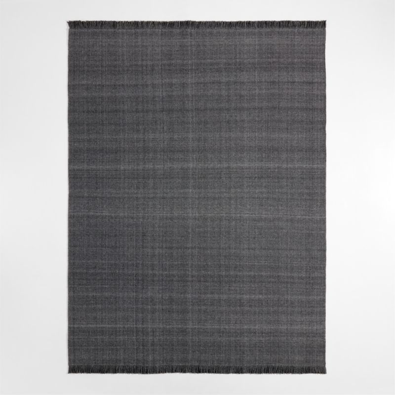 Amsterdam Performance Flatweave Dark Grey Area Rug 9'x12' - image 2 of 6