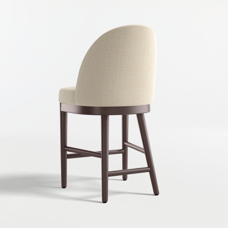 Ana Ivory Counter Stool with Performance Fabric - image 5 of 7