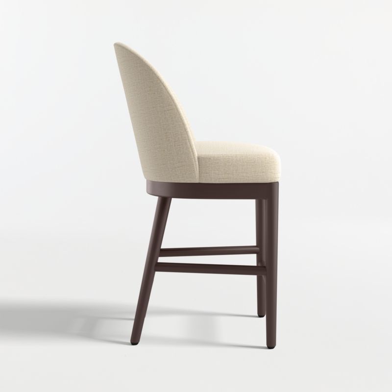 Ana Ivory Counter Stool with Performance Fabric - image 4 of 7