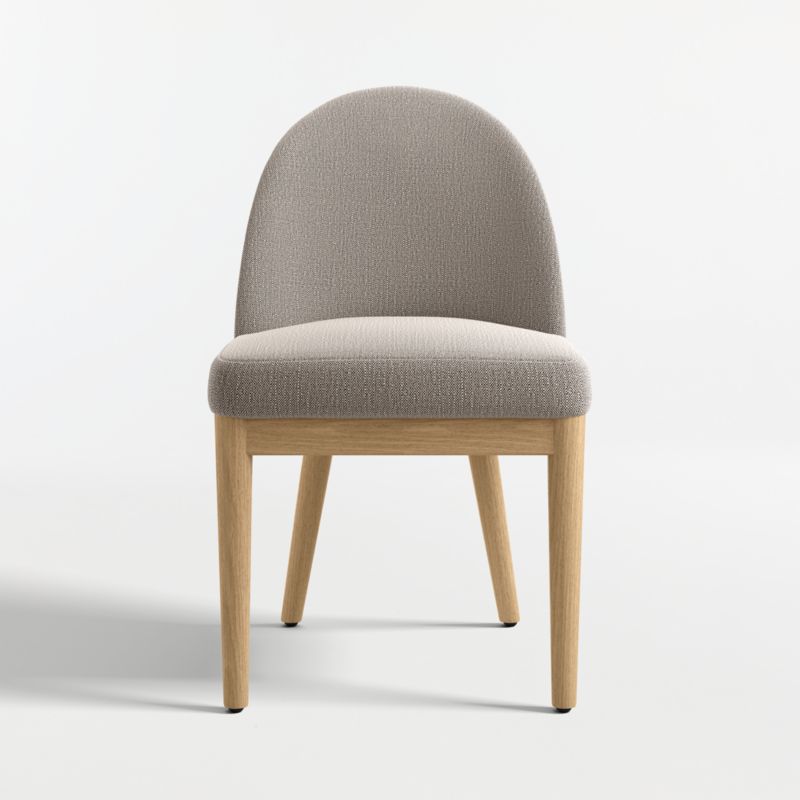 Ana Grey Natural Wood Dining Chair Reviews Crate Barrel