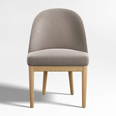 Ana Grey Natural Wood Dining Chair