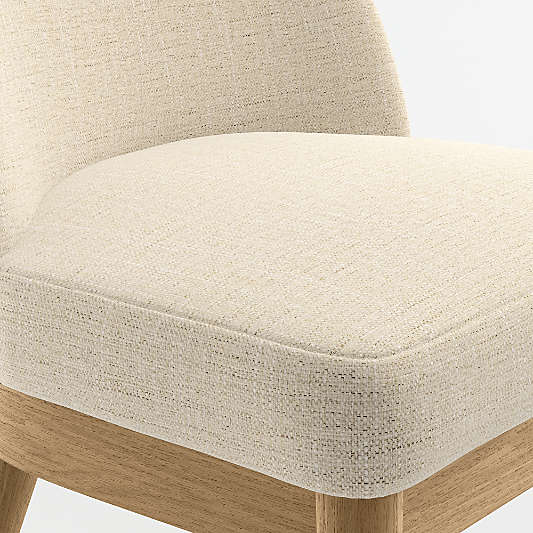 Ana Ivory Natural Wood Dining Chair