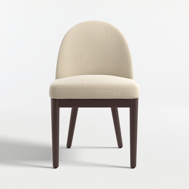 Ana Olive Green Velvet Dining Chair with Natural Legs