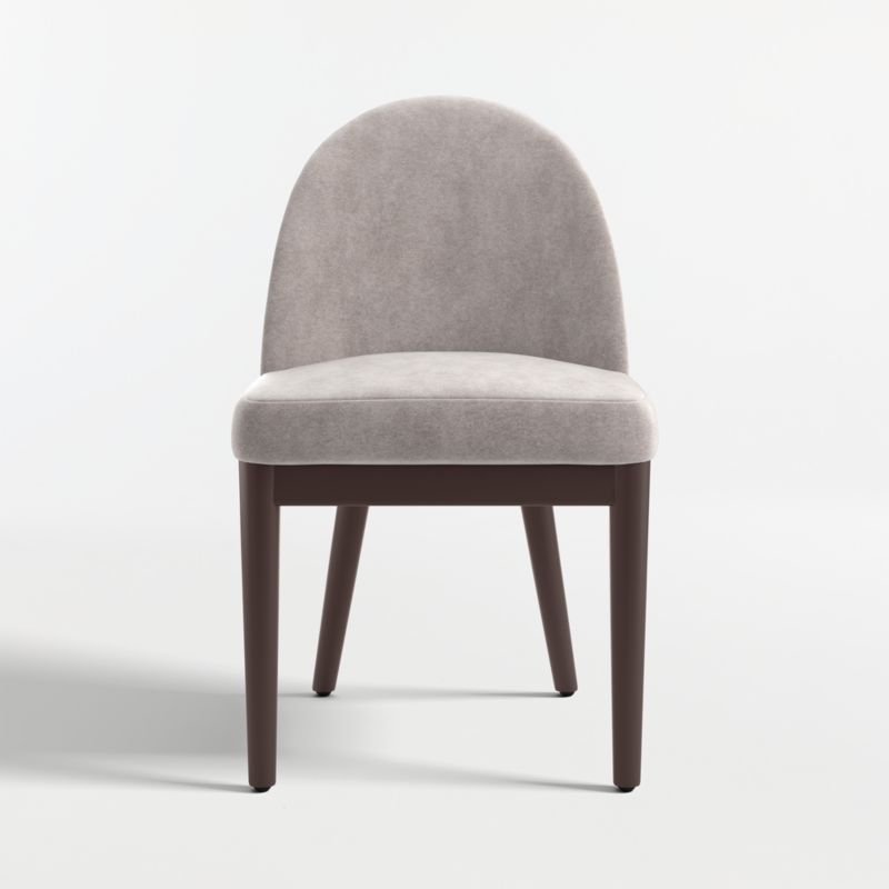 Ana Camel Tan Velvet Dining Chair with Natural Legs