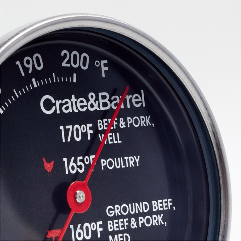 Crate & Barrel Analog Leave-In Meat Thermometer