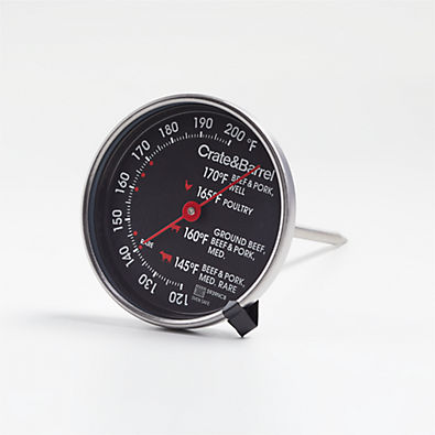View Crate & Barrel Analog Leave-In Meat Thermometer details