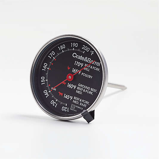 Crate & Barrel Analog Leave-In Meat Thermometer