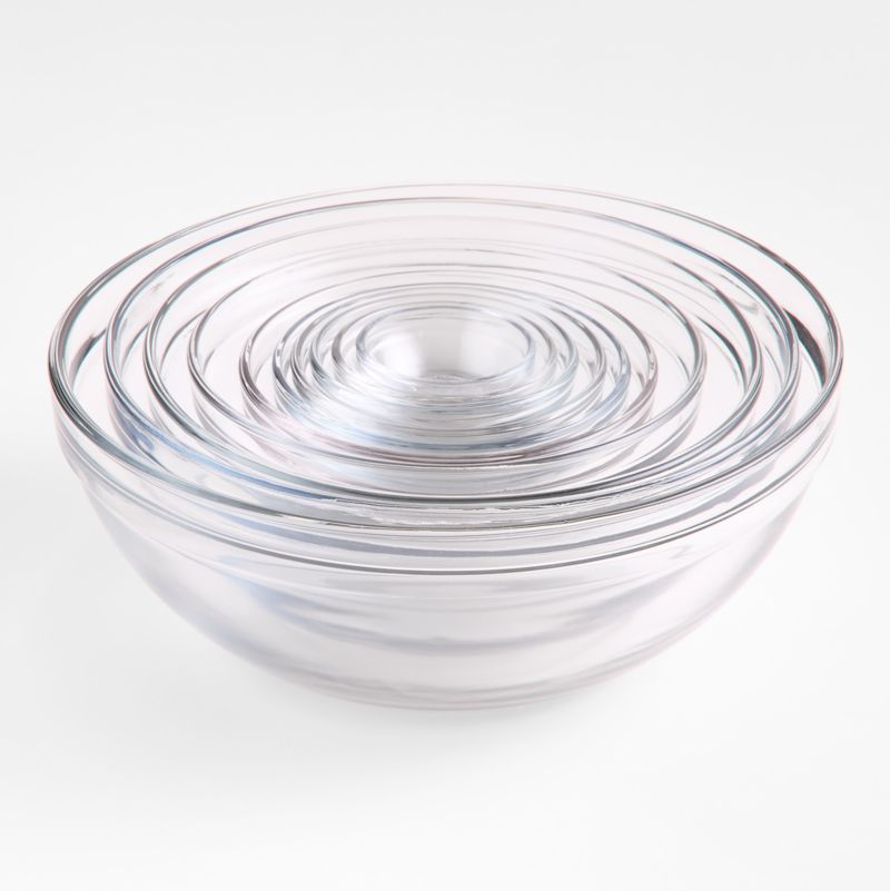 Anchor Hocking Glass Mixing Bowls, Set Of 10 - image 1 of 3