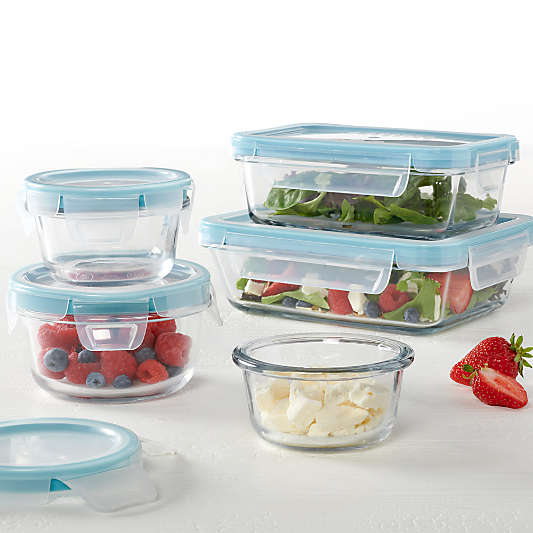 Anchor Hocking Glass TrueLock Locking Lid Food Storage Set