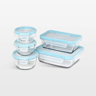 Anchor Hocking Glass TrueLock Locking Lid Food Storage Set