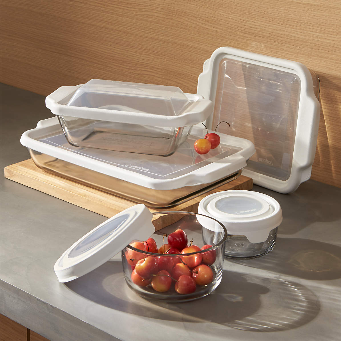 Anchor Hocking Bake and Store 10 Piece Set Reviews Crate Barrel