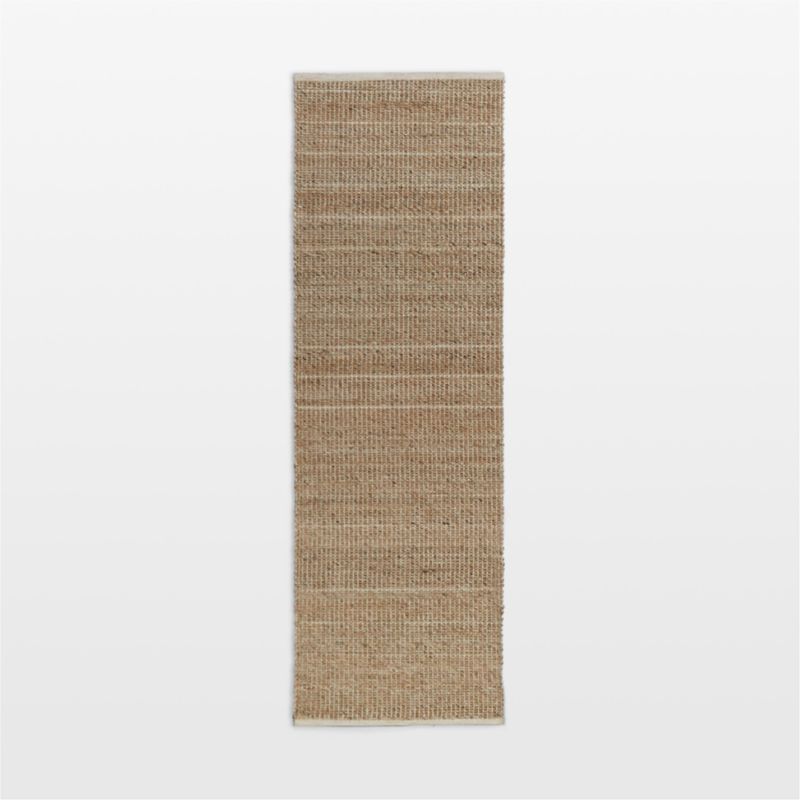 Andalucia Performance Handwoven Beige Runner Rug 2'10"x9' - image 4 of 5