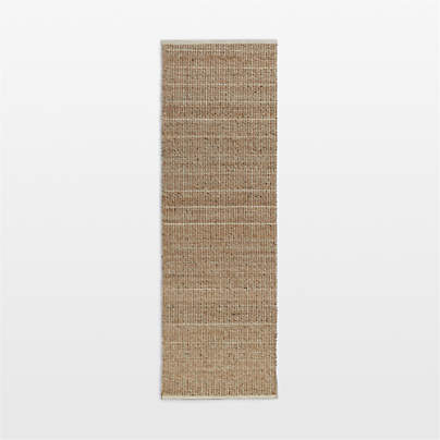 Andalucia Performance Handwoven Beige Runner Rug 2'10"x9'