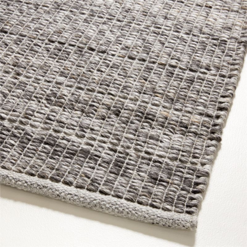 Andalucia Performance Handwoven Grey Rug Swatch 12"x18" - image 3 of 4