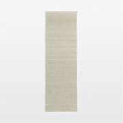 Andalucia Performance Handwoven Sand Beige Runner Rug 2'10"x9'