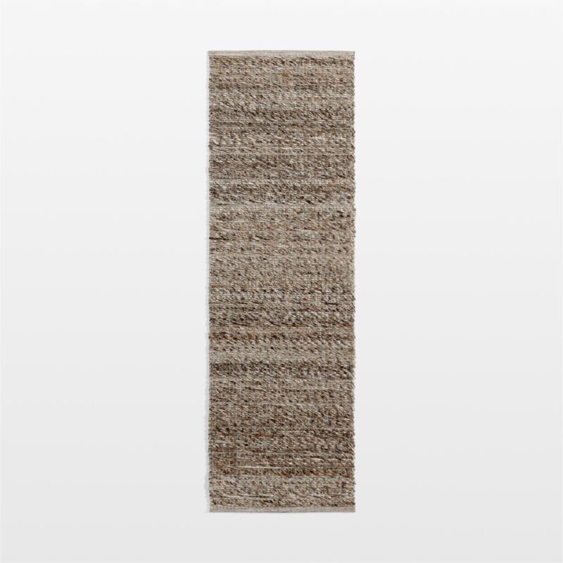 Andalucia Performance Handwoven Taupe Beige Runner Rug 2'10"x9' - image 6 of 7