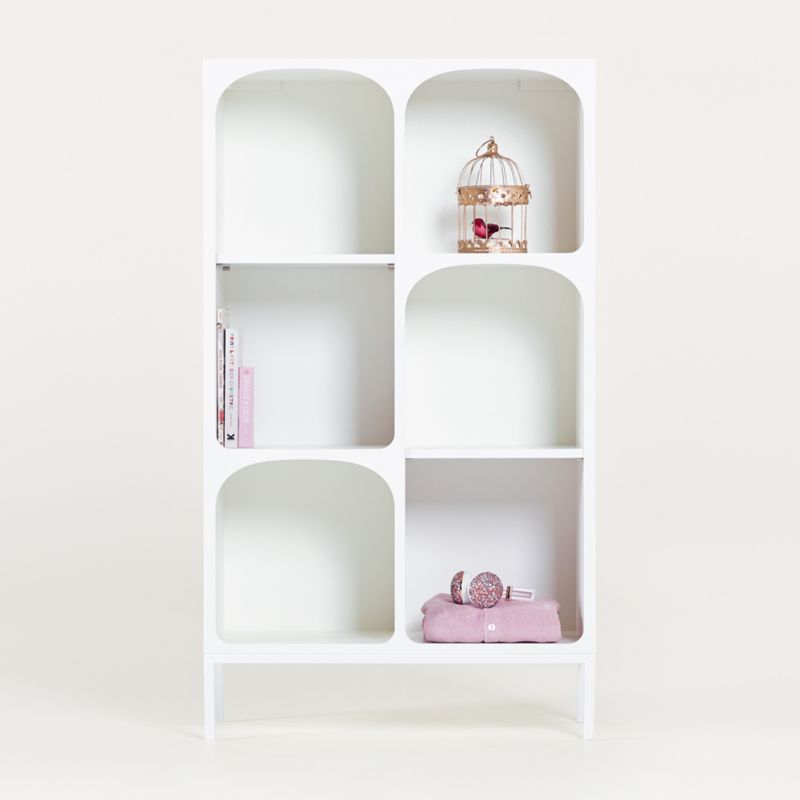 Anders White Cube Kids Bookcase with Legs + Reviews | Crate & Kids Canada
